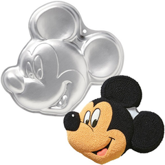 Silver Cartoon Cake Mould - Mickey