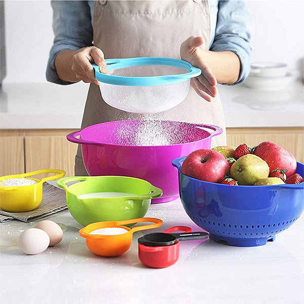 Sweet Color Mixing Bowl 10Pcs Set