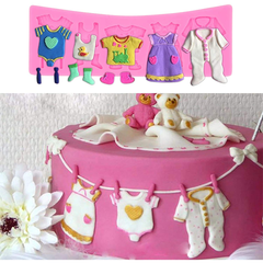 Silicone Baby Shower Clothes Mold