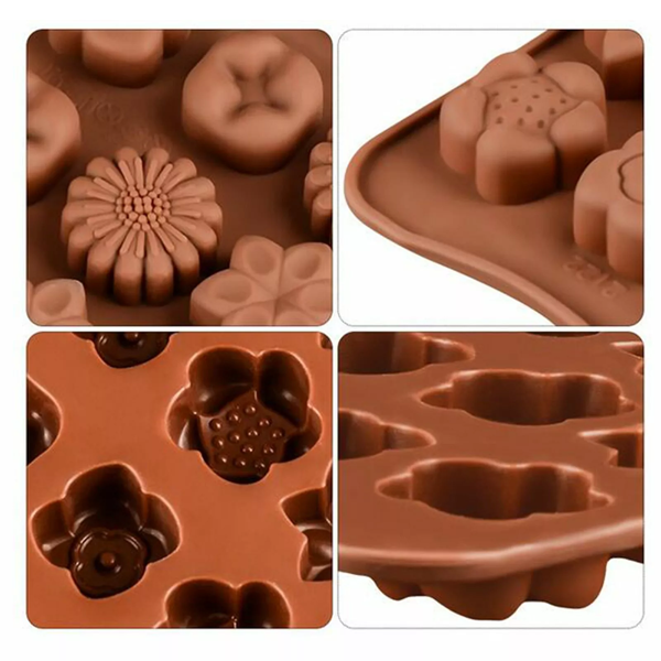 Chocolate Mould Flower 4