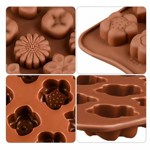 Chocolate Mould Flower 4