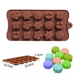 Chocolate Mould Flower 4