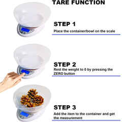 Digital Kitchen Scale Bowl