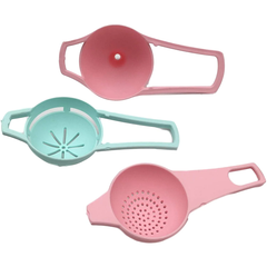 Funnel Egg Strainer Sieve Set