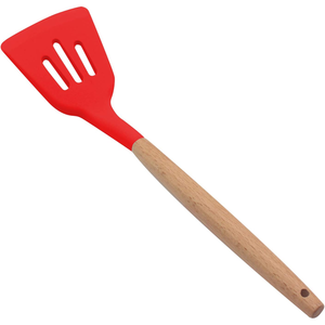 Silicone slotted spatula