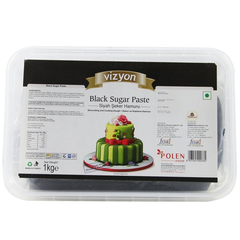 Black Fondant Sugar Paste 1Kg Pack