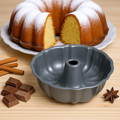 Non-Stick Steel Bundt Pan 6 Inch