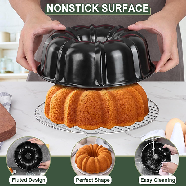 Non-Stick Steel Bundt Pan 6 Inch