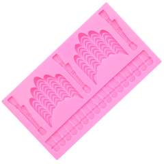 Curtain Lace Edge Silicone Mold