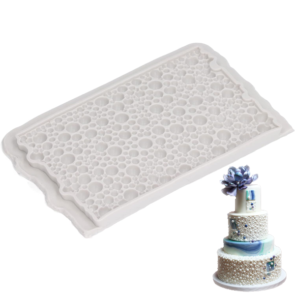 Bubble Pearl Beads Impression Silicone Fondant Mold –