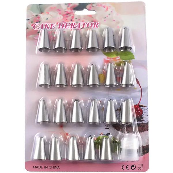 Decorating Tips/Nozzle Set 24 Pcs