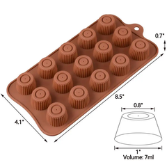 Silicone Chocolate Mold Round Candy