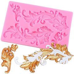 Baroque Style Silicone Fondant Mold