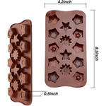 Star, Hexagon, Jelly Chocolate Mold