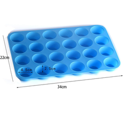 Mini Muffin Silicone Tray 24 Cavity