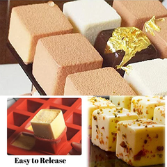 Square Silicone Cake Mold 15 Cavity