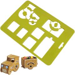 3D Tractor Plastic Cookie Cutter