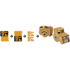 3D Tractor Plastic Cookie Cutter