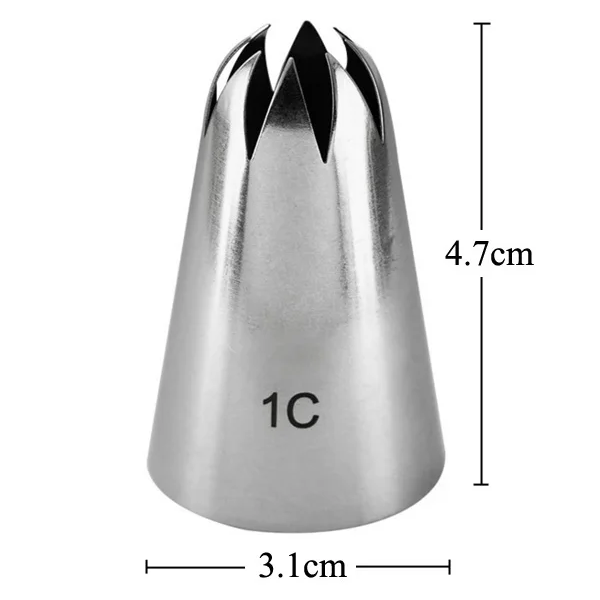 1C Stainless Steel Icing Nozzle