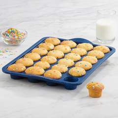 Silicone Mini Muffin Mold - 24 Cavity