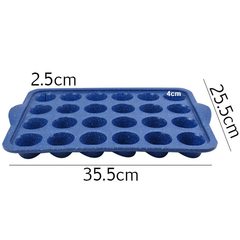Silicone Mini Muffin Mold - 24 Cavity