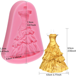 3D Wedding Dress Silicone Mold