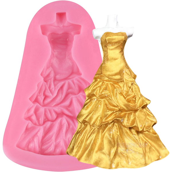 3D Wedding Dress Silicone Mold