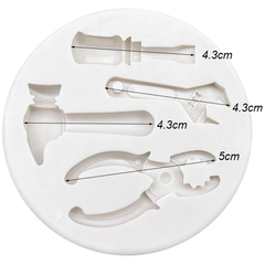 3D Hammer Pliers Wrench Silicone Mold