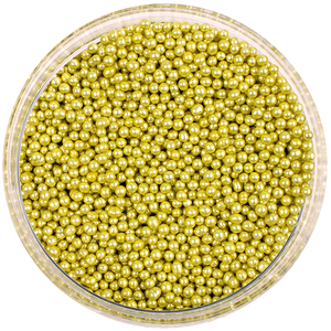 Edible Sugar Pearl Balls Golden