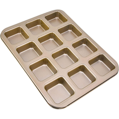 Nonstick Square Muffin Pan -12 Cavity