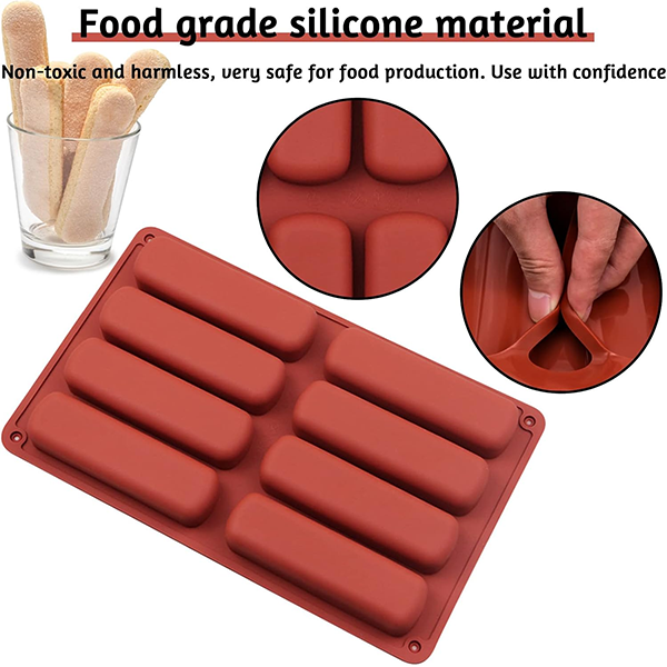Silicone Chocolate Bar Mold 8 Cavity