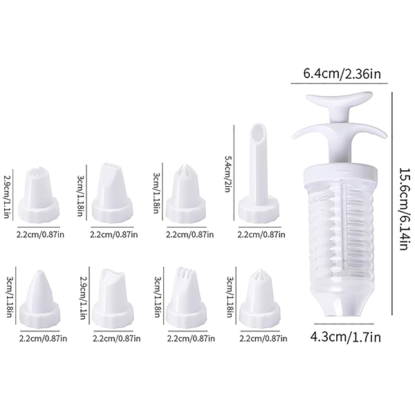Silicon Icing Nozzle Set 7Pcs