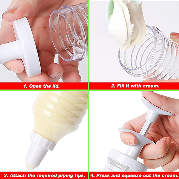 Silicon Icing Nozzle Set 7Pcs