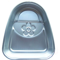 Handbag Cake Mold Silver Aluminium