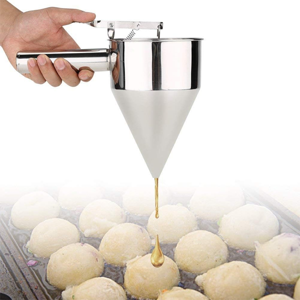 Waffle Pan Cake Batter Dispenser Steel