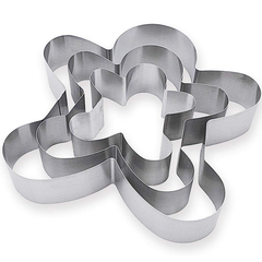 Gingerbread Man Cake Baking Tool Stainless Steel 3Pcs Set