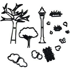 Park Tree Cookies Cutter Set