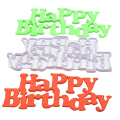 Happy Birthday Fondant Cutter