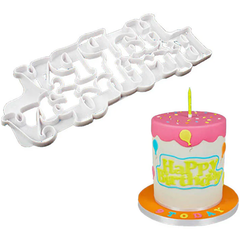 Happy Birthday Fondant Cutter