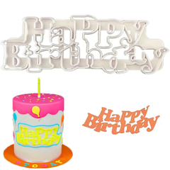 Happy Birthday Fondant Cutter