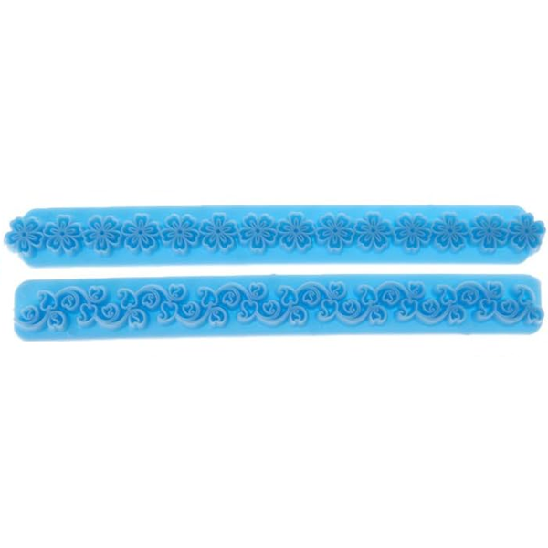 Fondant Cake Border Cutter 2Pcs