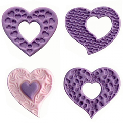 Fantasy Heart Cutter 4Pcs Set