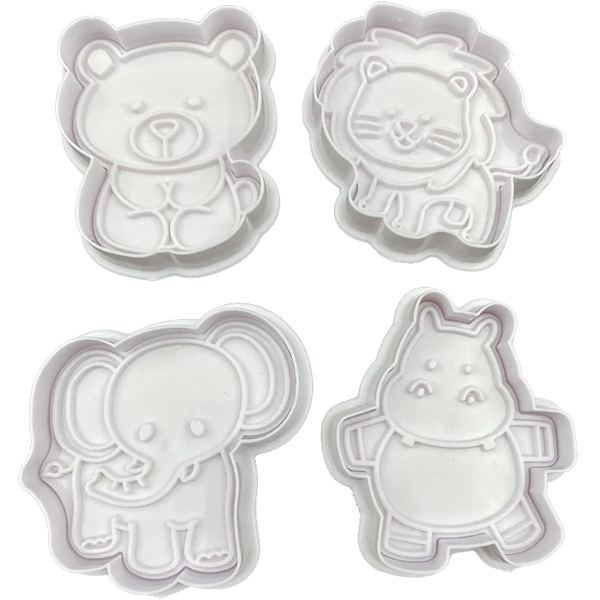 Animal Fondant Cutter 4Pcs Set