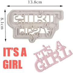 Its' A Girl Fondant Cake Cutter