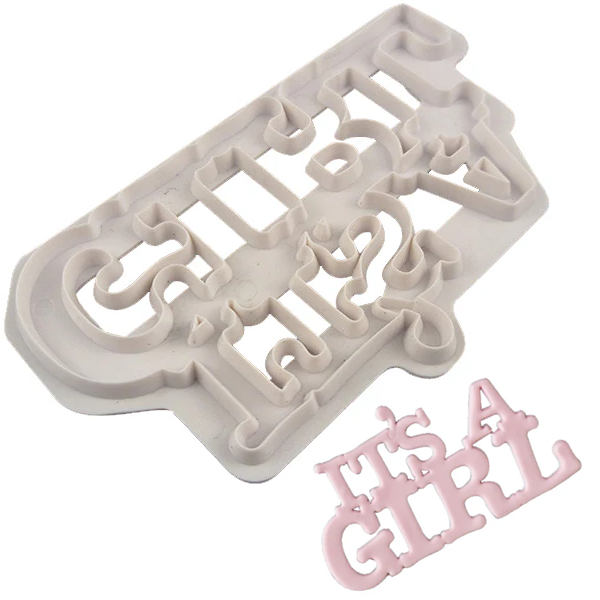 Its' A Girl Fondant Cake Cutter