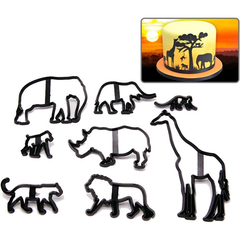 Safari Animals Cake Cutter Set