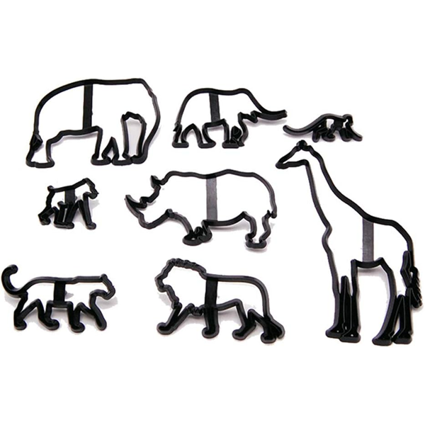 Safari Animals Cake Cutter Set