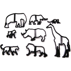 Safari Animals Cake Cutter Set