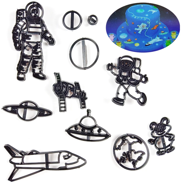 Space Themed Fondant Cutter 11Pcs Set