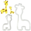 Giraffe Fondant & Cookie Cutter 2Pcs Set